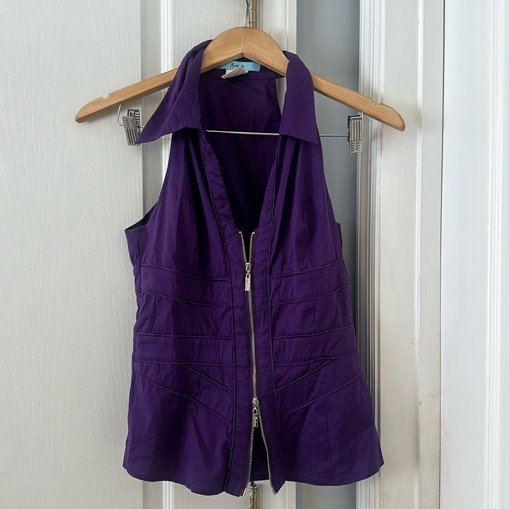 Y2K Purple Vest
